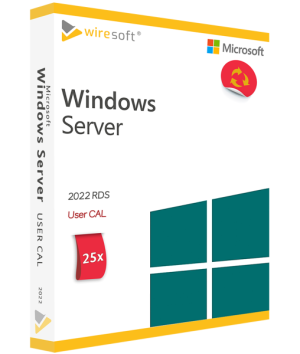 Microsoft Remote Desktop Services 2022 - 25 Pack User CAL