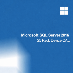 Microsoft SQL Server 2016 - 25 Pack User CALs