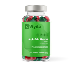 Wyita Goma de vinagre de maçã e gengibre - 120 Gomas