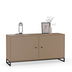 Komoda metalowa cappuccino - kolekcja Metalove - YRKE