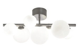 Scan Lamps Molekyl Takplafond Tenn/Vit | Plafond | Takplafond | Plafond Lampa | Snygga Innertak