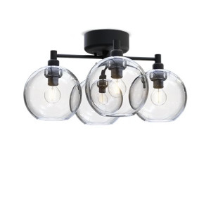 Belid P2009 Gloria Plafond Svart/Klarglas