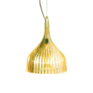 Kartell É Pendel Chrystal Gul Transparant | Fönsterlampa | Fönsterlampa Hängande | Hängande Fönsterlampor | Hängande Fönsterlampa