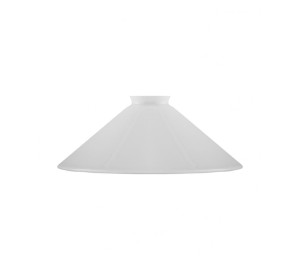 Karlskrona Lampfabrik Skomakarskärm 25cm Opalvit | Sputnik Lampa | Vägglampa Platt | Glaskupa Lampa | Lampa Glaskupa
