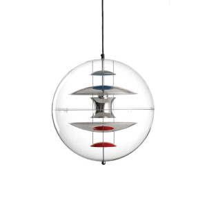 Verpan Vp Globe Pendel 40Cm Krom/Akryl |