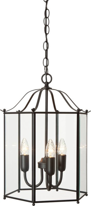 Konsthantverk Glimminge 3714 Taklampa 410X580 Svart | Bellmanslykta | Taklampa Lykta