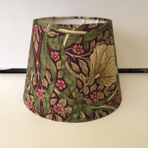Bergo Lampskärm Matz 25 Pimpernel Aubergine Klo E27 | Lampskärm | Lampskärmar | Lampskärmar Retro | Lampskärm Golvlampa