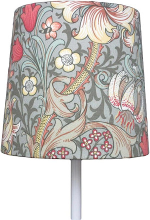 Bergo Lampskärm Sixten 17 Golden Lily Klo E14 | Lampskärm | Lampskärmar | Lampskärmar Retro | Lampskärm Golvlampa