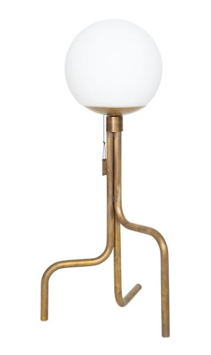 Konsthantverk Strapatz Bordslampa 1402 Råmässing/Vit | Bordslampa | Bordslampor | Bordslampa Fönster | Bordslampa Svart
