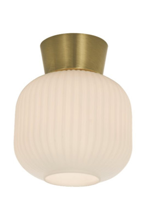 Aneta Belysning VANJA plafond, vit/matt mässing | Plafond | Takplafond | Plafond Lampa | Snygga Innertak