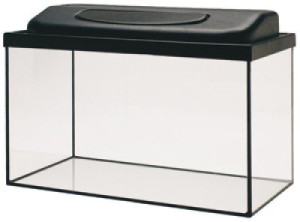 Helglasakvarium med belysning - 120 liter
