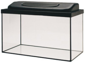 Helglasakvarium med belysning - 167 liter