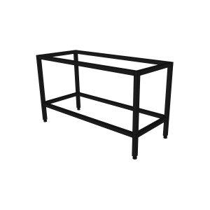 Akvarieställning i svart aluminium - 152 liter