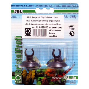 JBL - Sugkopp med clips 12/16 mm - 2-pack
