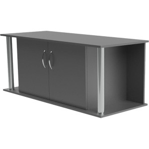 Akvariebord - Svart med rör - 150x60x60 cm