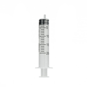 Engångsspruta - 3-komponents - 20 ml