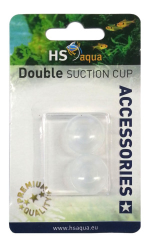 HS Aqua Dubbelsidig sugkopp - 23 mm - 2-pack