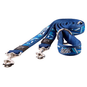 Rogz Multikoppel - XL - Navy Zen - 25 mm - 160 cm