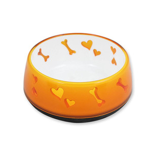 Hundskål Tung Botten - Orange - 900 ml