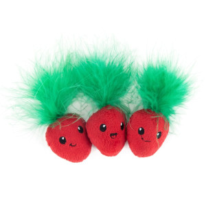 Kattleksak Straw-babies med kattmynta - 3-pack
