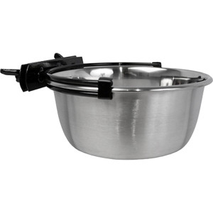 Foderkopp - Rostfri - Click-On - 560 ml