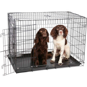 Hundtransportbur - Svart - 108,5x70,5x77,5 cm