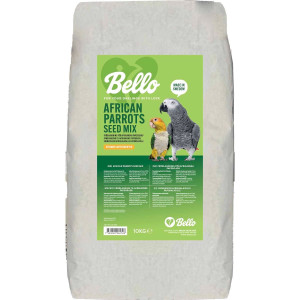 Bello African Parrots Seed Mix - Papegojfågel - 10 kg