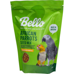 Bello African Parrots Seed Mix - Papegojfågel - 700 g