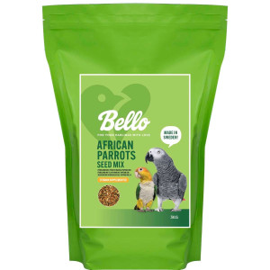 Bello African Parrots Seed Mix - Papegojfågel - 3 kg