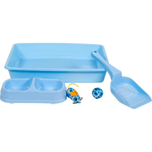 Kattunge Starterkit - Blå - 37x27 cm