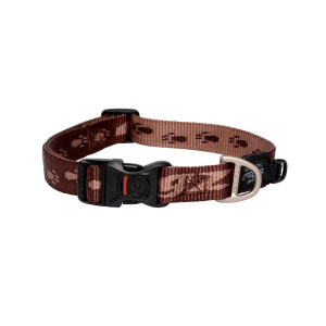 Rogz Alpinist Halsband - Brun - 34-56 cm