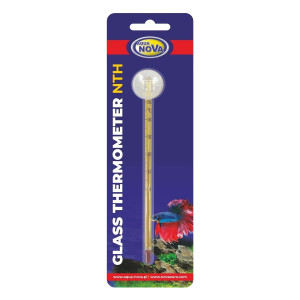 Aqua Nova Glastermometer - Gul - 150 mm