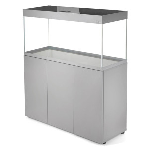 Aquael Opti Set 240 liter - Grått möbelakvarium