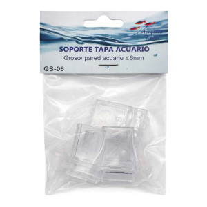 Täckglashållare - 6 mm - 4-pack
