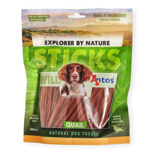Hundgodis Wild Sticks Quail - 400 g