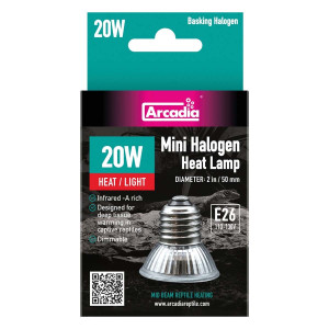 Arcadia Halogen Heat Lamp - E27 - 20 W