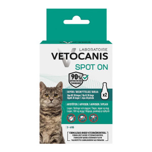 Vetocanis Anti-parasit Spot-on - Katt - 2x1,2 ml