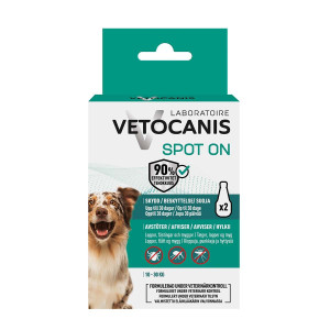 Vetocanis Anti-parasit - Hund - Medium - 2x3 ml