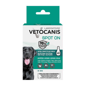 Vetocanis Anti-parasit - Hund - Large - 3x3 ml