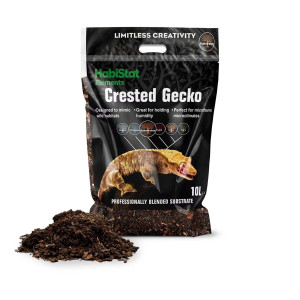 HabiStat Crested Gecko - Bottensubstrat - 10 L