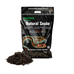 HabiStat Natural Snake - Bottensubstrat - 10 L