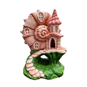 Akvariedekoration Pink Castle - 10x8,4x14 cm