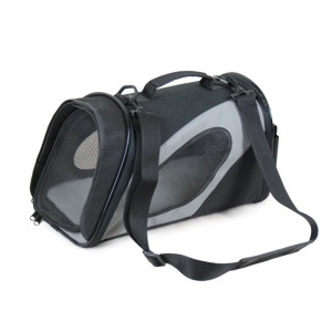 Transportväska Nylon - Lutande - Svart/Grå - M - 48x24x29 cm