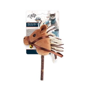 Kattleksak Hobby Horse Silver Rider Tan - ca. 15 cm