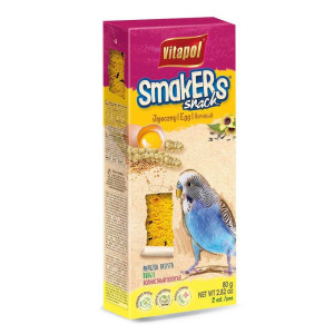 Vitapol Smakers - Undulat - Ägg - 80 g [Utg. 20/09-26]