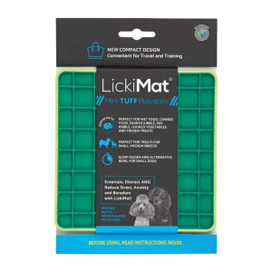 Lickimat Mini Tuff Playdate - Grön - 15x15 cm