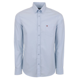 Lion of Porches Camisa slim fit Azul Claro