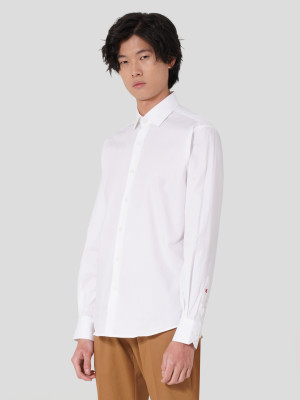 Lion of Porches Camisa Slim Fit Branco