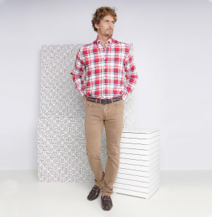 Lion of Porches Calça 5 Pocket Camel