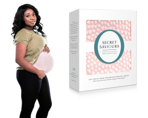 Pregnancy Stretch Mark Prevention Band - Pink / Small 80-100cms | How To Stop Stretch Marks Forming When Pregnant
